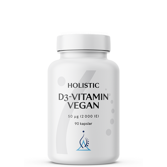 D3-vitamin vegan 2000IE (50 &micro;g) 90 vegetabiliska kapslar