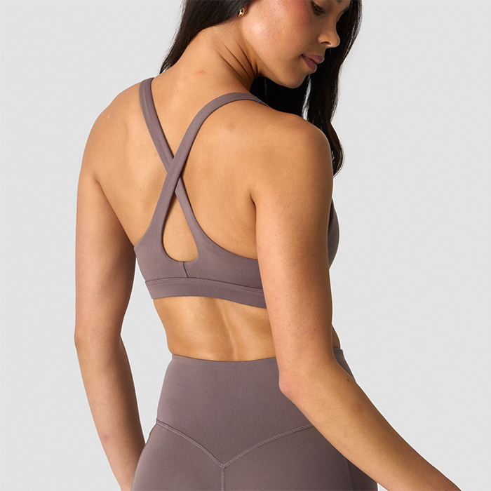 Luxe V-ringad Sport-bh Brun