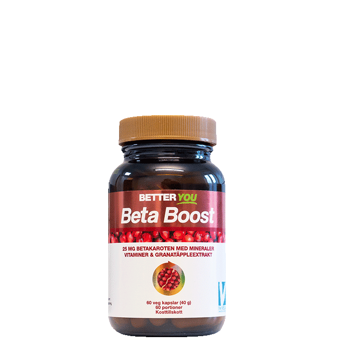 Beta Boost Betakaroten 25 mg 60 kapslar
