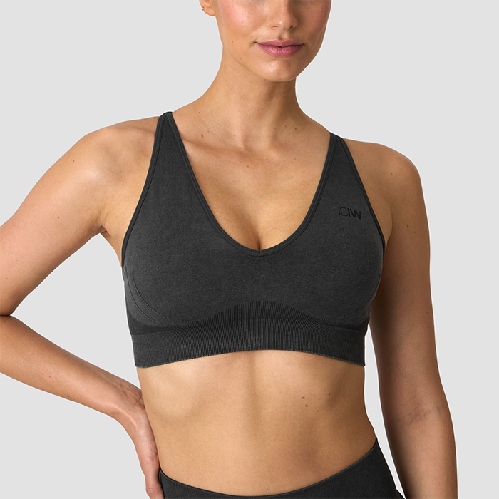 Sculpt Sömlös Sport-bh Svart