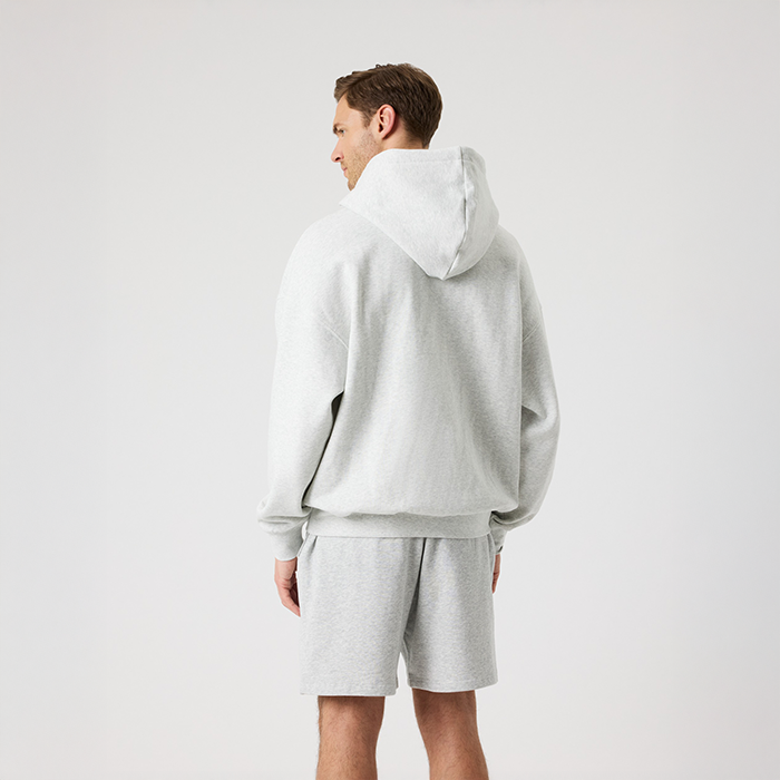 Oversized Hoodie Ljusgr&aring;
