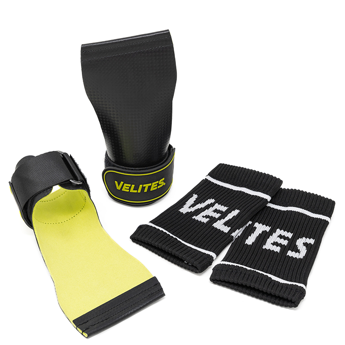 Velites Quad Ultra Hand Grips No Chalk Black Kit 10192