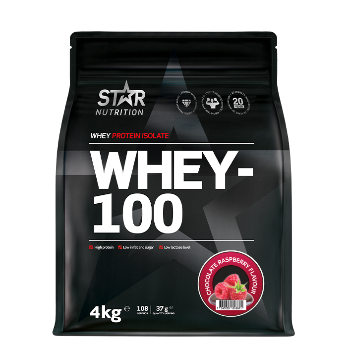Star Nutrition WHEY-100 4 kg Chocolate Raspberry