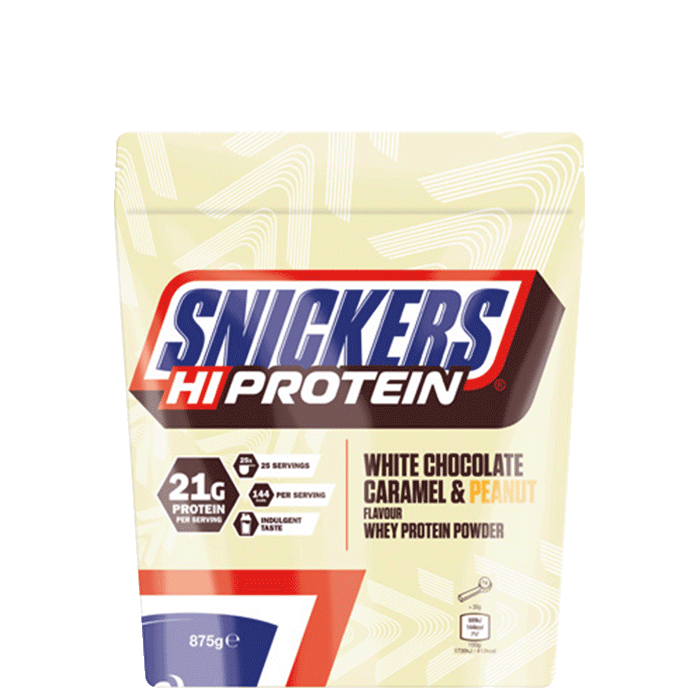 Snickers Vassleprotein Vit Choklad Jordnöt 875 g