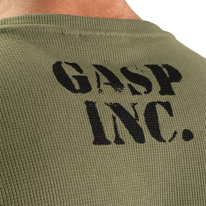Thermal Gym Sweater, Washed Green