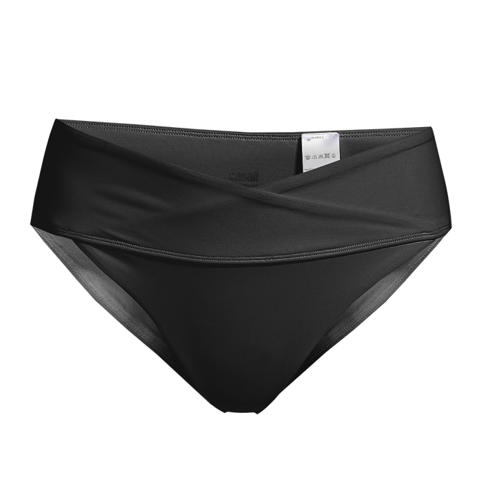 Läs mer om High Waist Wrap Bikini Brief, Black