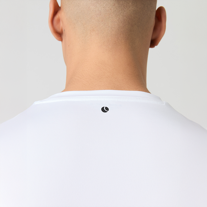 Borg T-shirt Vit