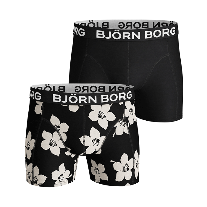 Bild av 2-Pack Sammy Shorts BB Graphic Floral, Black Beauty