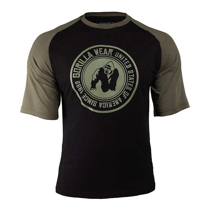 Gorilla Wear Texas T-shirt Black/Army Green