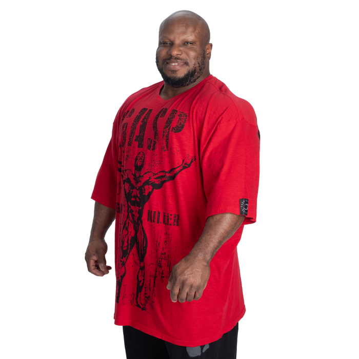 GK Slub Iron Tee, Washed Chili Red