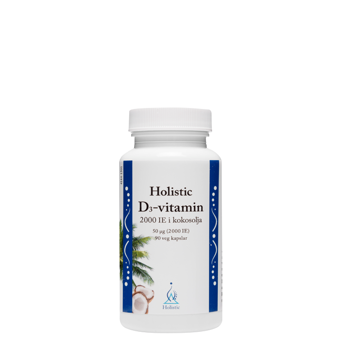 D3-vitamin 2000 IE 90 kapslar i kokosolja
