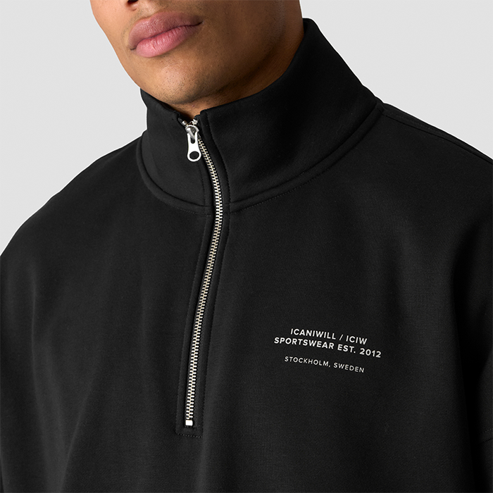 Everyday 1/4 Zip Tr&ouml;ja Svart