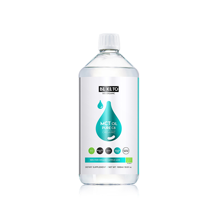 KETO Organic MCT Oil Liquid C8 1000 ml