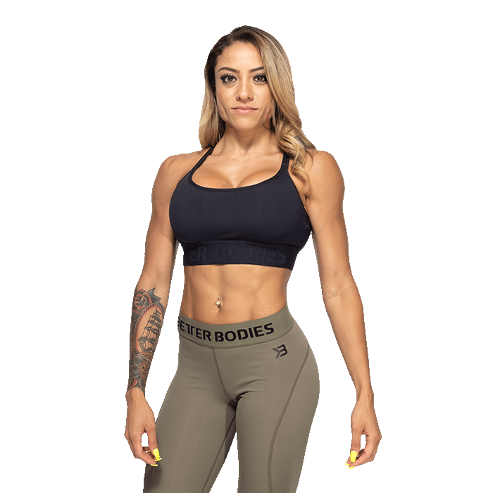 Gym Sports Bra, Black