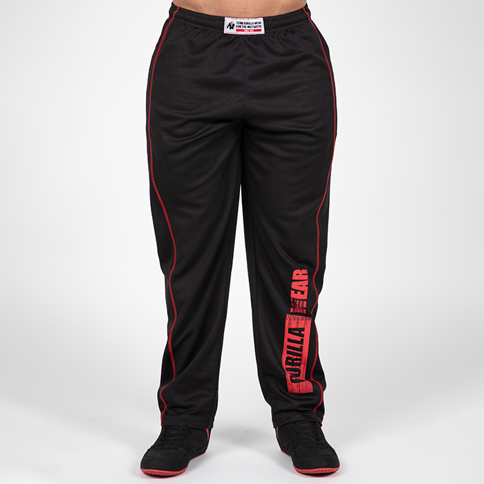 Gorilla Wear Wallace Mesh Pants Black/Red