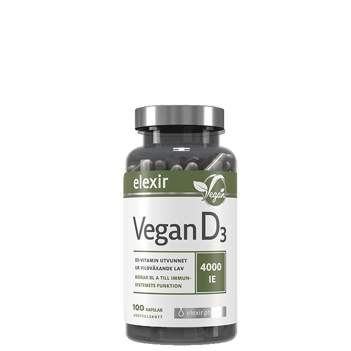 D3-vitamin Vegan, 100 kapslar