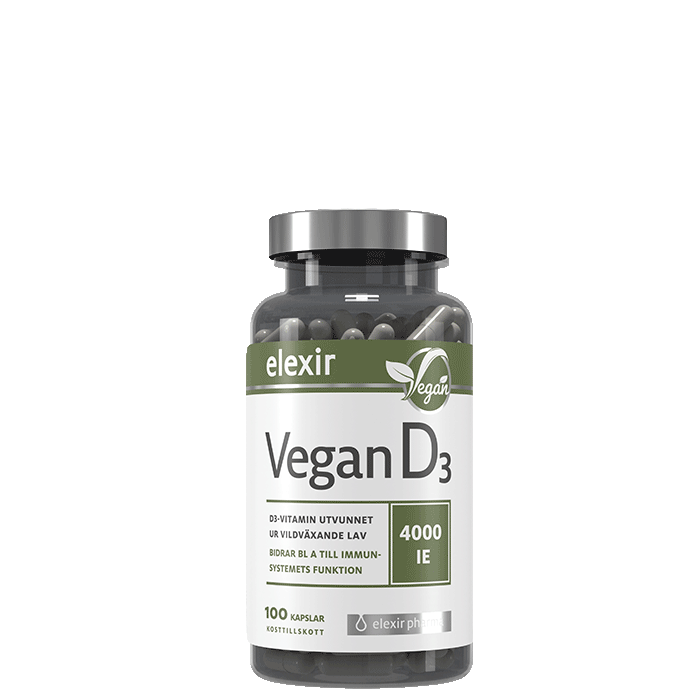 D3-vitamin Vegan 100 kapslar