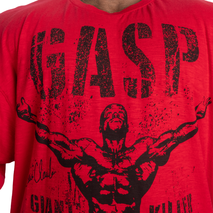 GK Slub Iron Tee, Washed Chili Red