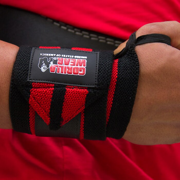 Wrist Wraps Pro Svart/R&ouml;d
