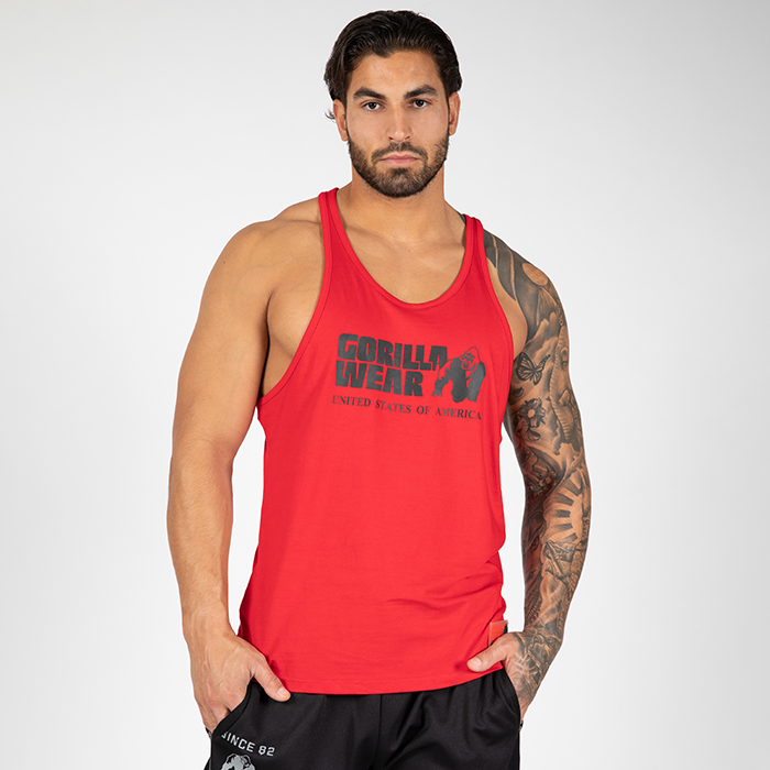 Gorilla Wear Classic Tank Top Red