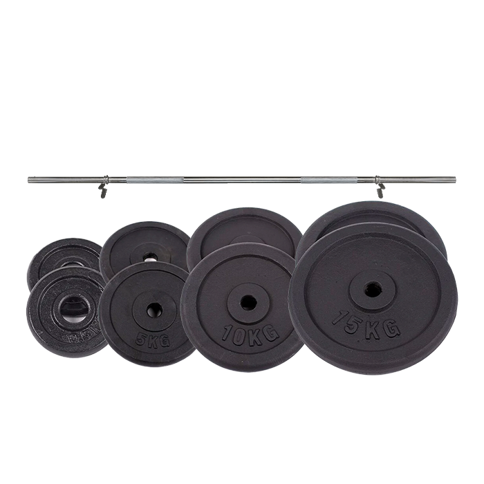 Läs mer om Skivstångsset 25 mm 67 kg