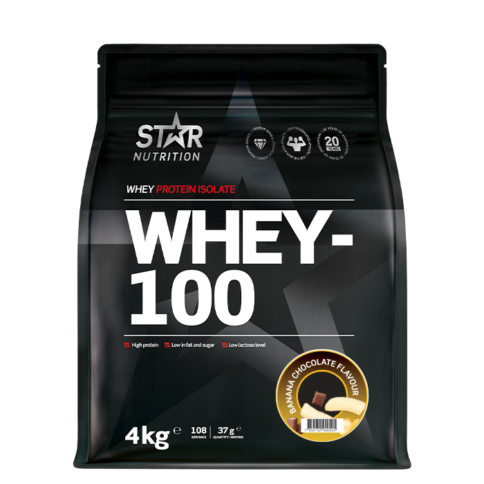 Star Nutrition Whey-100 Vassleprotein 4 kg