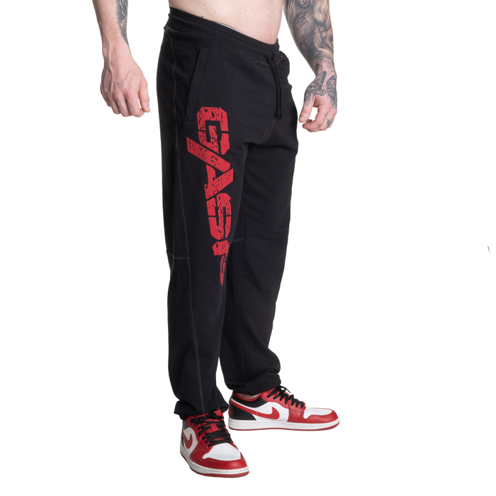 Vintage Sweatpants Svart R&ouml;d