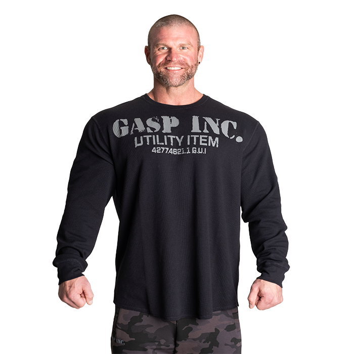 Thermal Gym Sweater,Asphalt