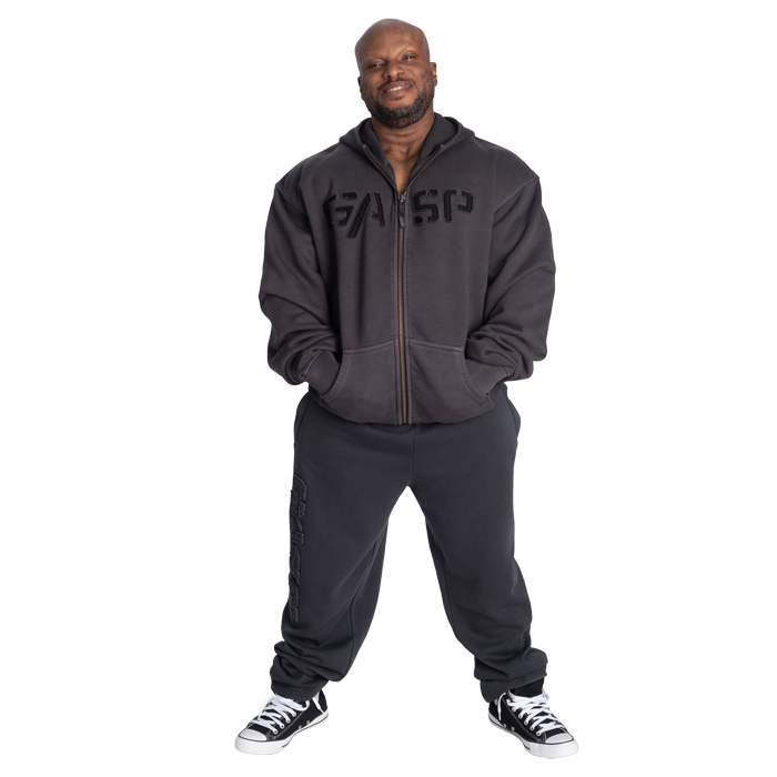 Heavy Hoodie Svart Tv&auml;ttad