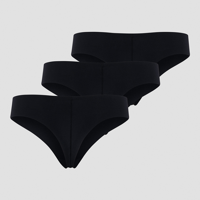 Soft Thong 3-pack, Black