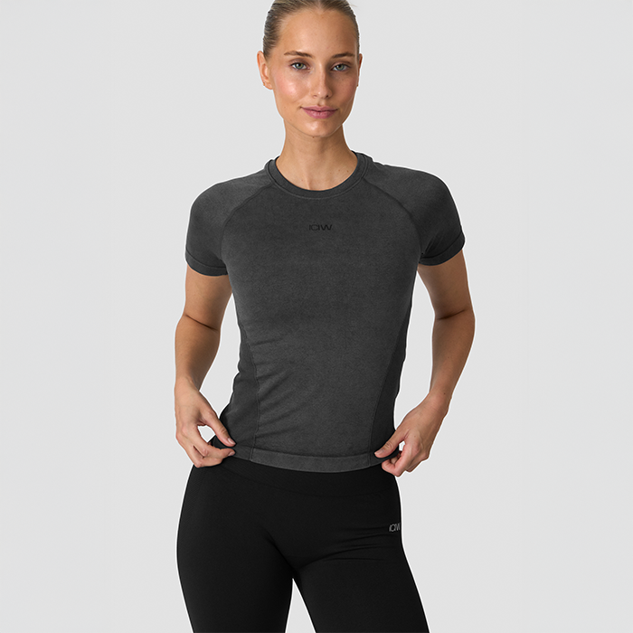 Sculpt Sömlös T-shirt Svart