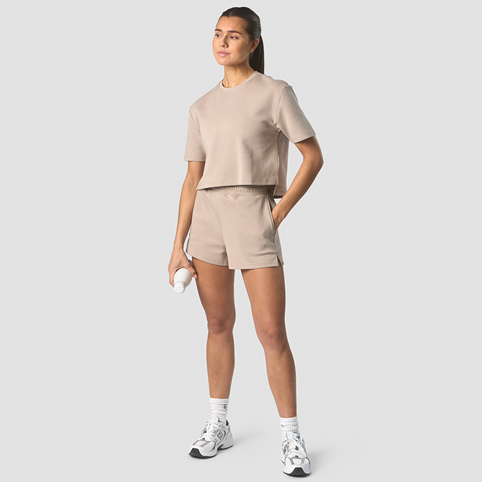 Revive Heavy Shorts Wmn,Light Greige