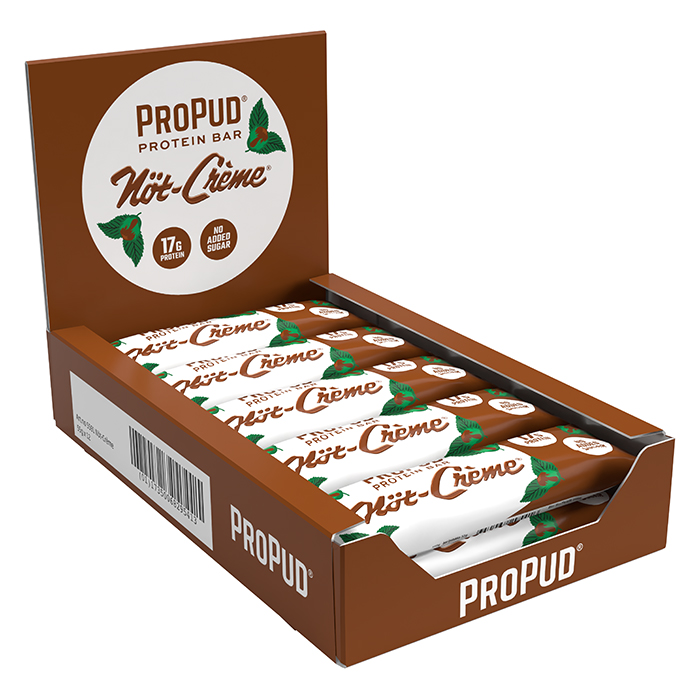 ProPud 12 x ProPud Protein Bar, 55 g, Nöt-crème