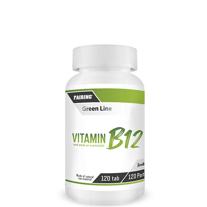 Vitamin B12, 120 tuggtabletter