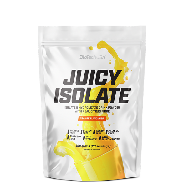 Juicy Vassleproteinisolat Apelsin 500 g