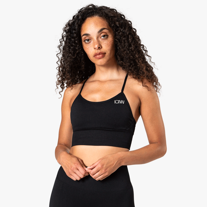 Bild av Queen Mesh Sport Bra, Solid Black