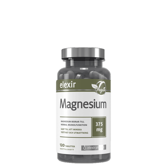Elexir Pharma Magnesium 375 mg 120 tabletter
