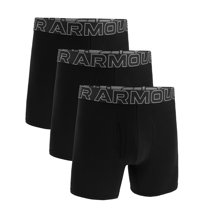 Performance 6in Boxershorts 3-pack Svart