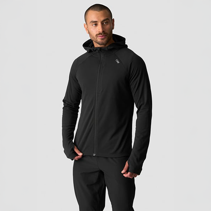 Mirage Hooded Zip Up Midlayer Svart