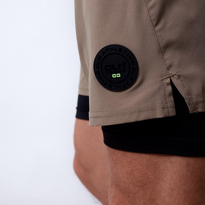 Rep 2 in 1 Shorts Khaki