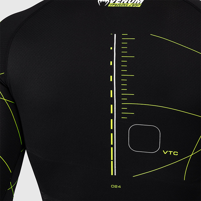 Training Camp 4.0 Rashguard L&aring;ng&auml;rmad Svart Gr&ouml;n