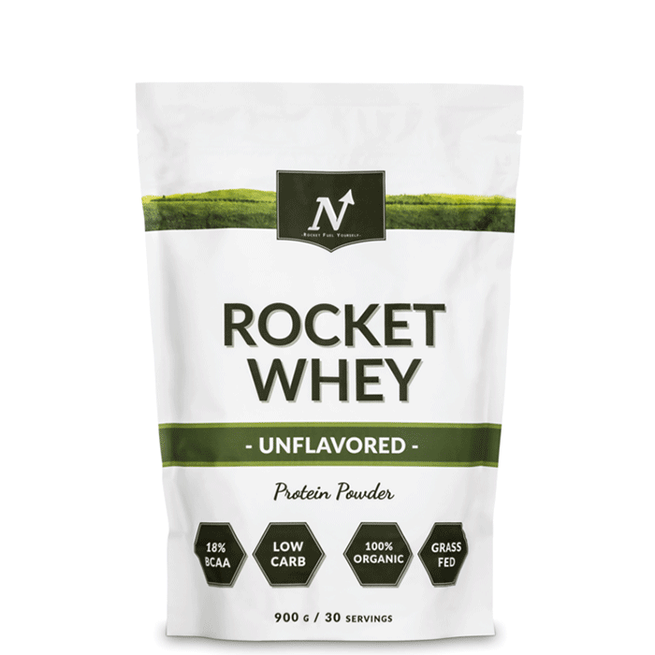 Läs mer om Rocket Whey Unflavoured, 900 g