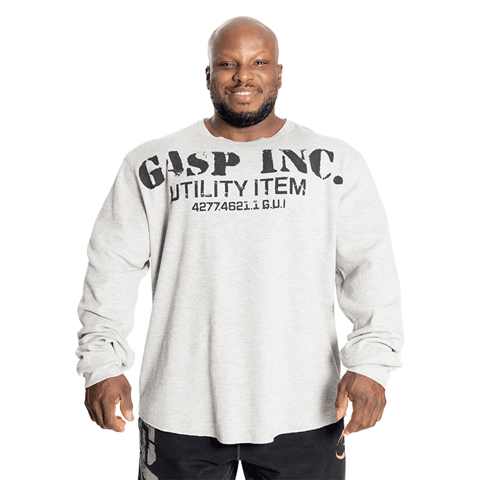 Läs mer om Thermal Gym Sweater, Grey Melange