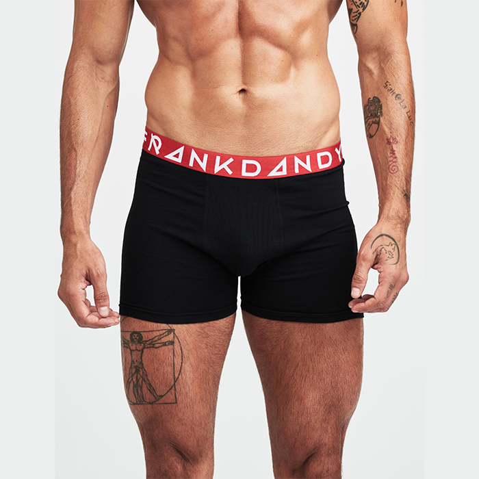 Boxershorts 5 pack Svart R&ouml;d