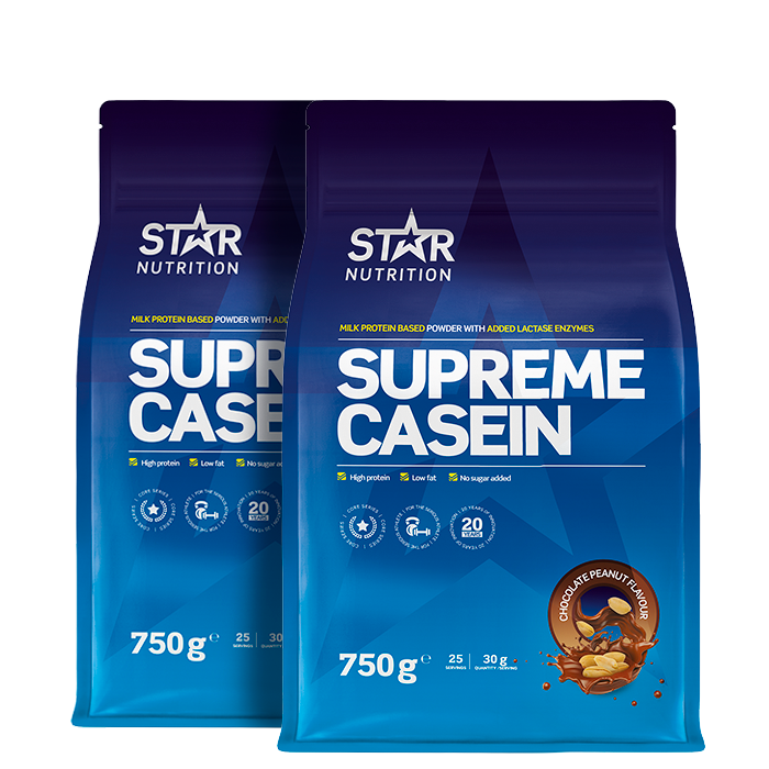 Star Nutrition 2 x Supreme Casein 750g