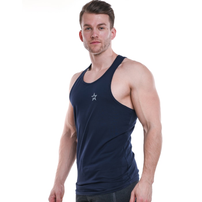 Star Nutrition Tank Top, Navy Blue