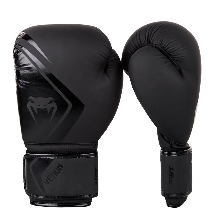 Läs mer om Venum Boxing Gloves Contender 2.0, Black/Black