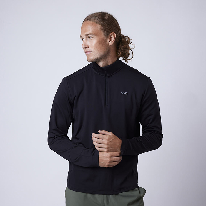 Ray 1/2 Zip,Black
