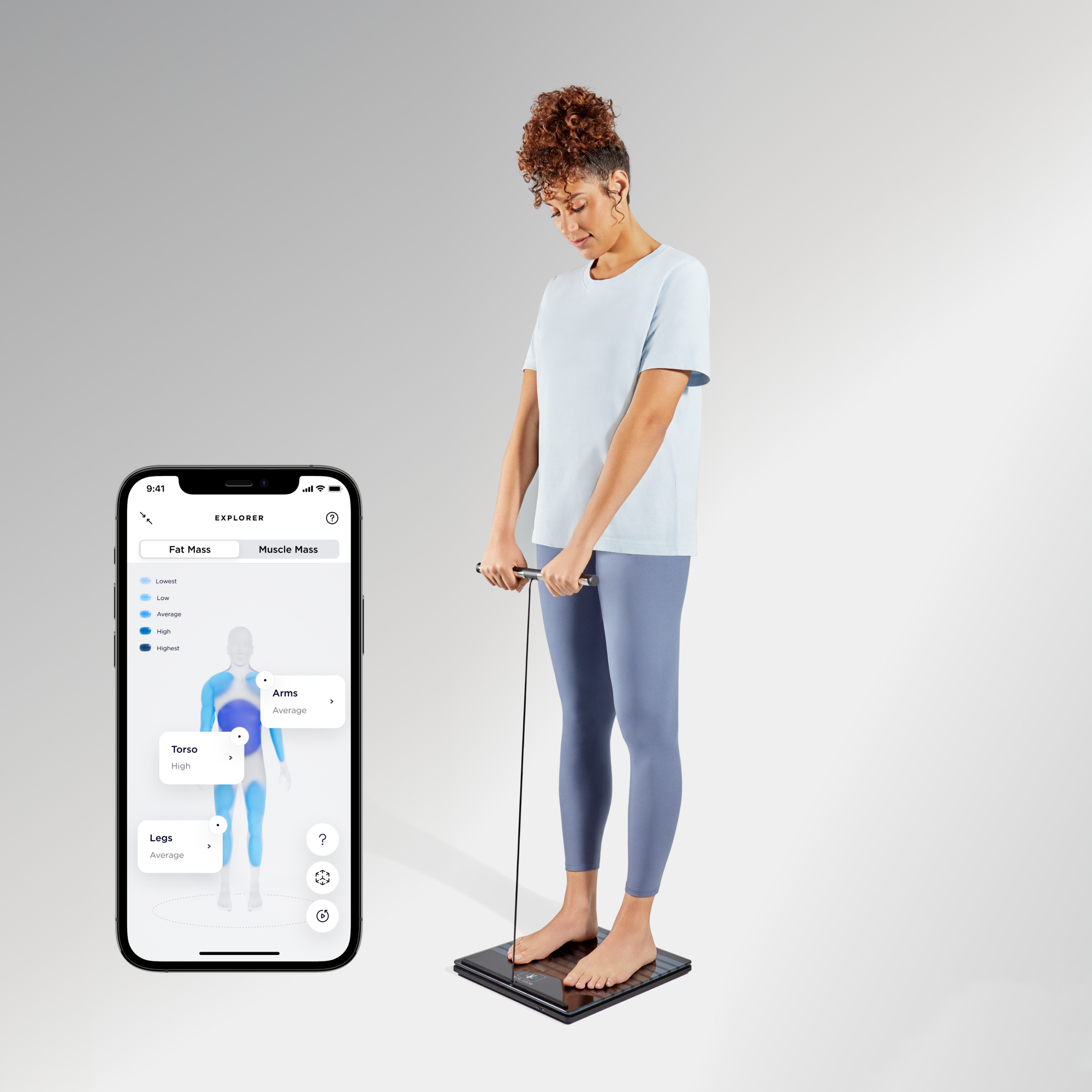 Body Scan Diagnostisk Personv&aring;g Svart