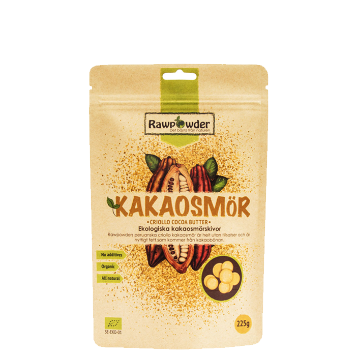 Kakaosmör Ekologiska Kakaosmörsskivor 225 g